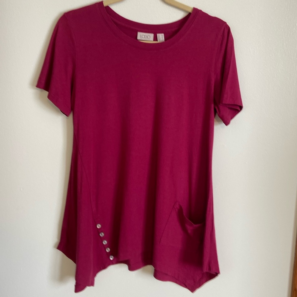 LOGO by Lori Goldstein tunic tshirt